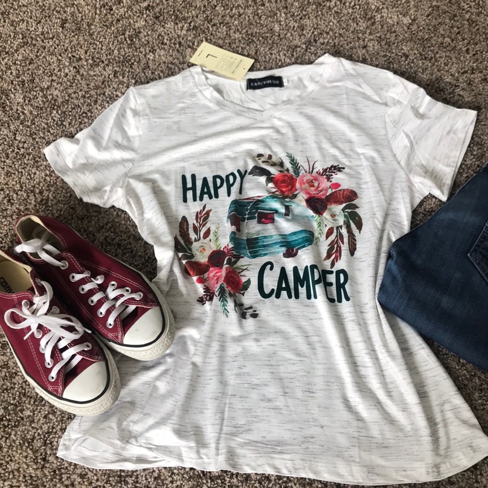 “Happy camper” T-shirt!! 🏕